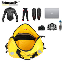 Load image into Gallery viewer, Rhinowalk 65L Motorcycle and Cycling Waterproof Bag Durable Large Capacity Motorcycle Dry Duffel Bag for Travel Hiking Camping
