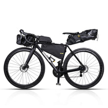 Load image into Gallery viewer, Rhinowalk Bike Saddle Bag Waterproof Bicycle Reflective Large Capacity Foldable Tail Rear Bag Cycling MTB Trunk Pannier Black
