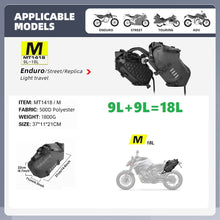 Load image into Gallery viewer, Rhinowalk Motorcycle Bag 48L Waterproof Saddle Tail Bag 2PCS Universal Motorbike Waterproof Removable Inner Bag Luggage Pannier
