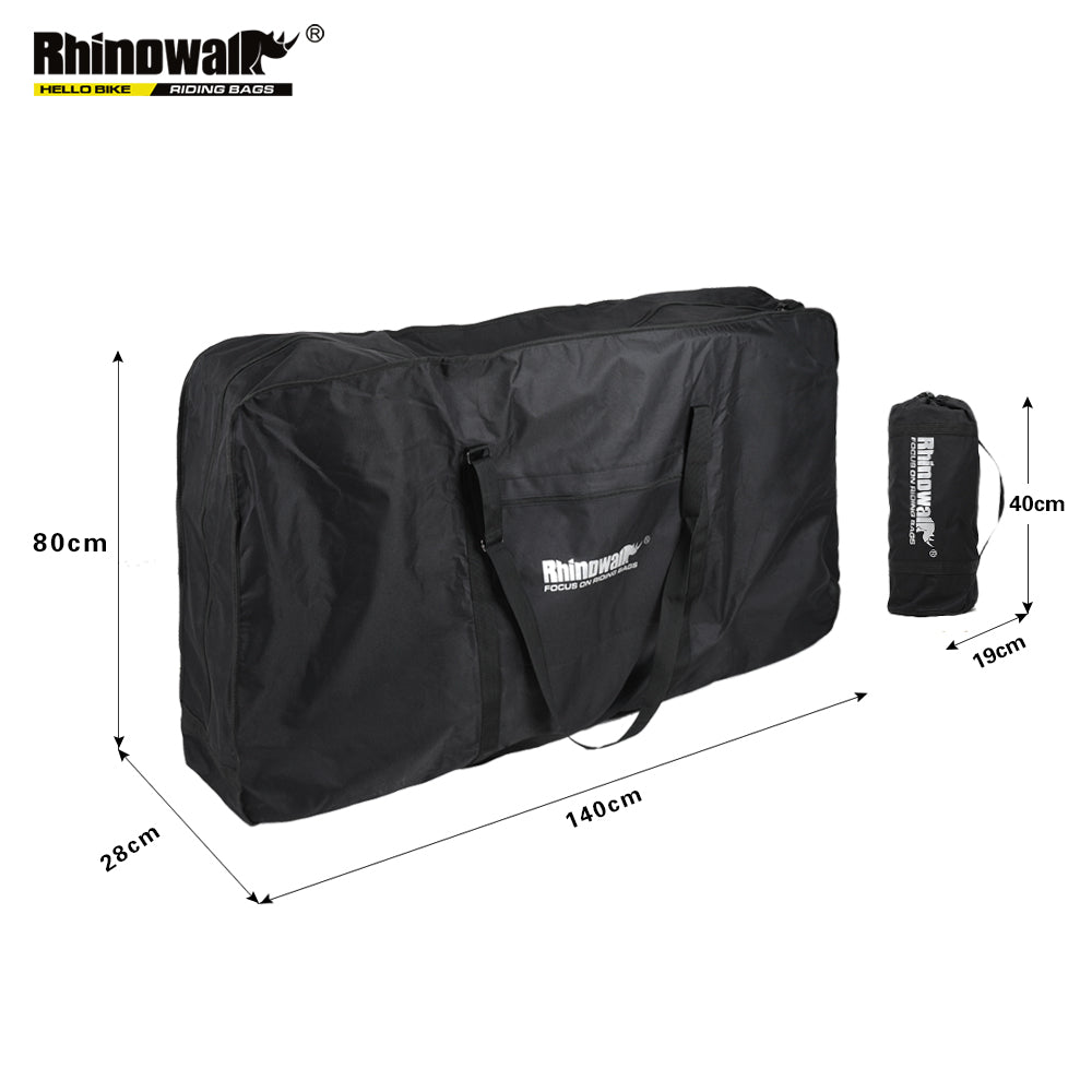 Rhinowalk Folding Bike Carry Bag for 29 inch Thick Bicycle Travel Case,Bike Cases for Air Travel Shipping Professional Cycling Accessories