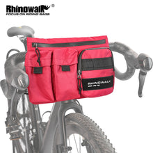 Load image into Gallery viewer, Rhinowalk Bike Handlebar Bag Multifunctional Bike Front Bag for E-Scooter Handlebag Foldable TravleBag Hiking Fishing Fanny Pack
