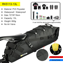 Load image into Gallery viewer, Rhinowalk Rainproof Bicycle Bag Shockproof Bike Saddle Bag For Refletive Rear Large Capatity Seatpost MTB Bike Bag Accessories
