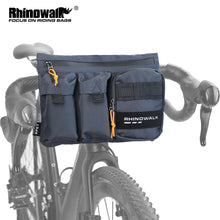 Load image into Gallery viewer, Rhinowalk Bike Handlebar Bag Multifunctional Bike Front Bag for E-Scooter Handlebag Foldable TravleBag Hiking Fishing Fanny Pack
