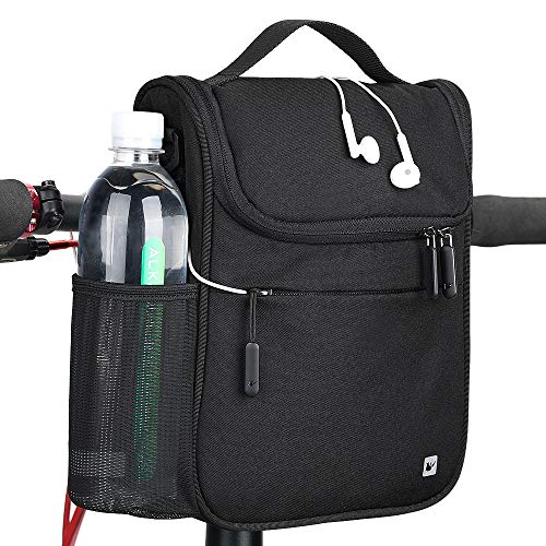 Rhinowalk Bike Handlebar Bag Black Bicycle Front Roadbike Fabri Frame Basket Multifunctional Professional Cycling Accessories