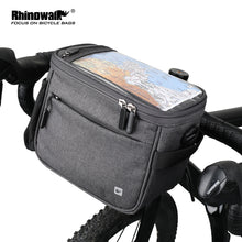 Load image into Gallery viewer, Rhinowalk Bike Basket,Lunch Box Insulated Bike Handlebar Bag Bike Front Bag Camera Bag Handbag Phone Bag with Touch Screen Shoulder Strap Professional Cycling Accessories
