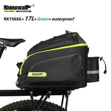 Load image into Gallery viewer, Rhinowalk Bicycle Bag 17L Multifunctional Pannier Rack Rear Trunk With Raincover Electric Bike Cycling Professional Accessories
