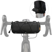 Load image into Gallery viewer, Rhinowalk Bike Bag Portable Handlebar Pannier Multi-purpose Large Capacity Backpack MTB Road Cycling Frame Tube Bag Elastic Band
